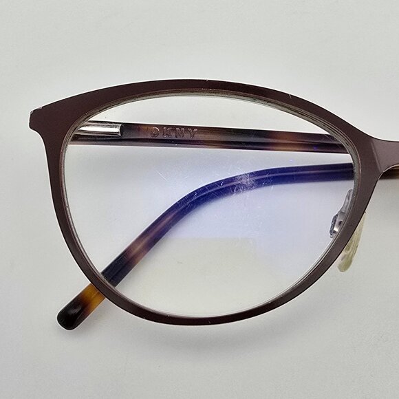 DKNY DK3001 210 Brown Tortoise Cat Eye Eyeglasses Frame w/ Flexhinge 51-16-135 - Picture 13 of 13